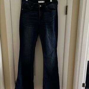 KanCan Dark Indigo Flare Jeans